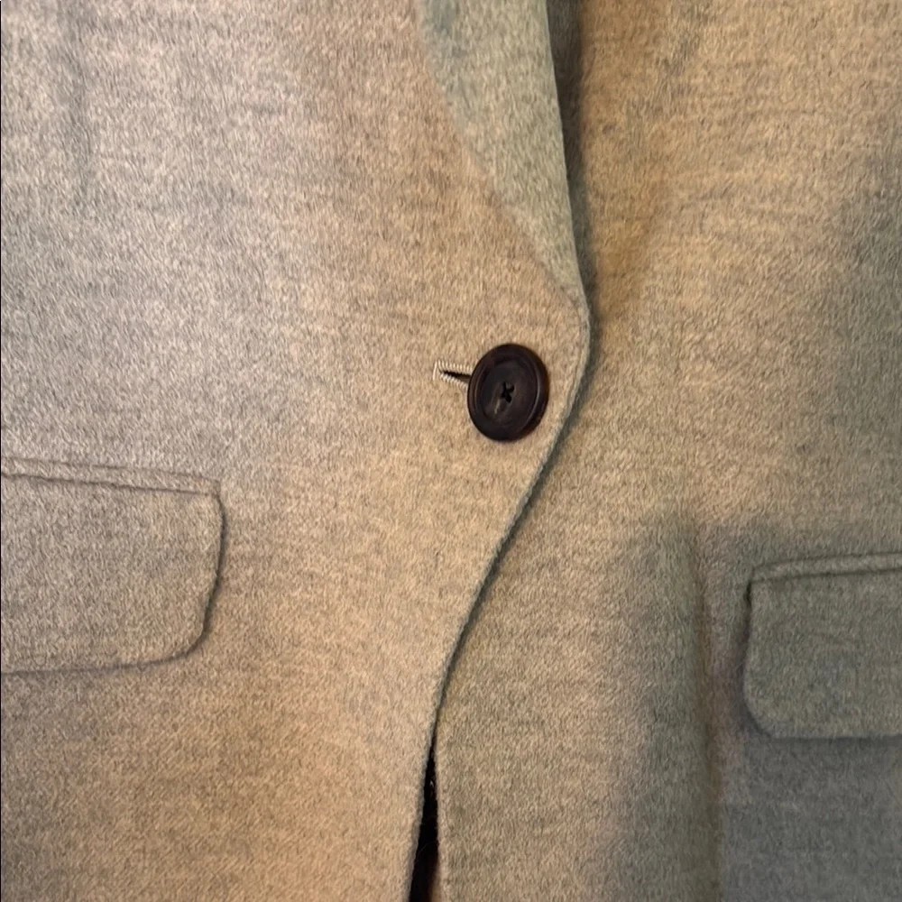 St. John Tan Blazer Tailored Professional Suit Jacket - Picture 5 of 14